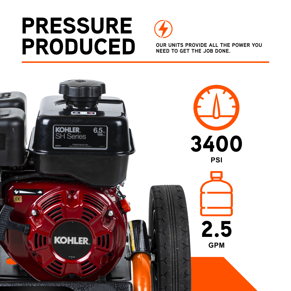 Ariens 3400PSI 2.5GPM Pressure Washer - AE3465KX