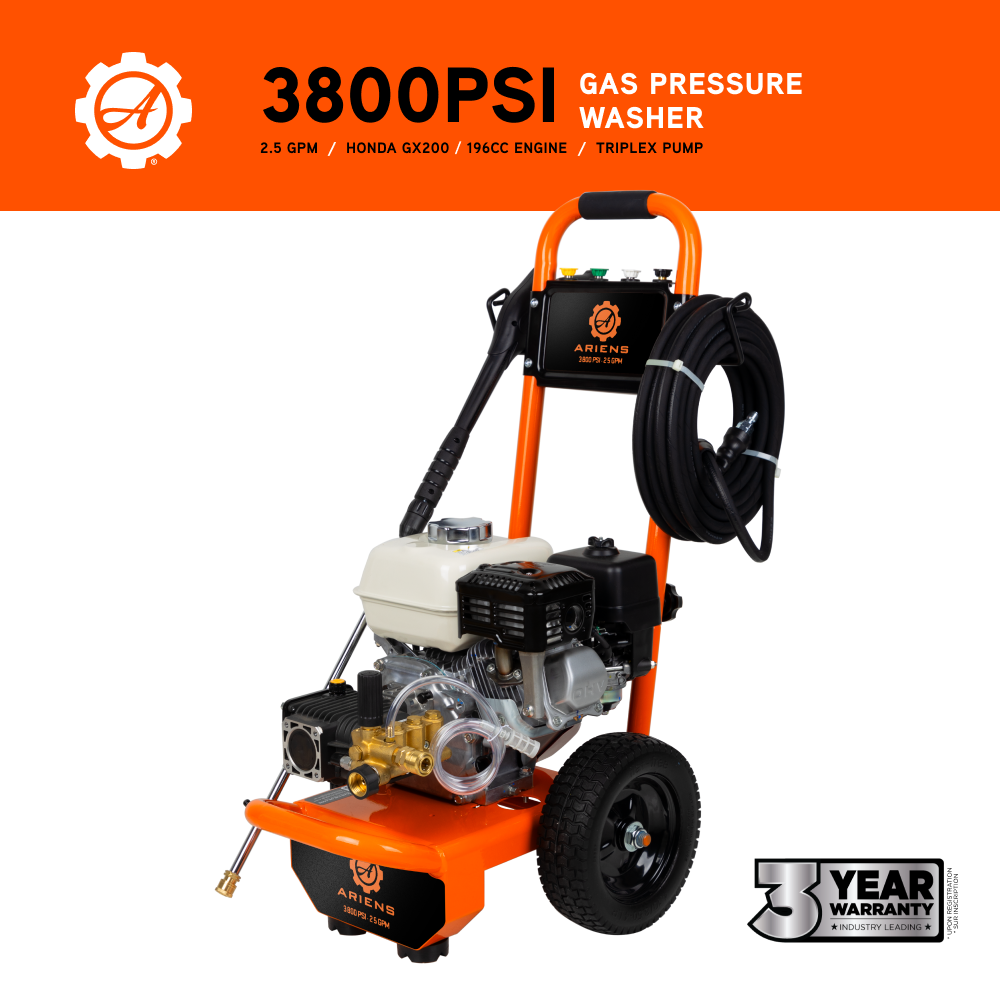 Ariens 3800PSI 2.5GPM Pressure Washer - A3865HA - 124F