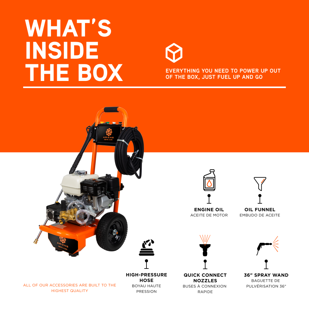 Ariens 3800PSI 2.5GPM Pressure Washer - A3865HA - 124F