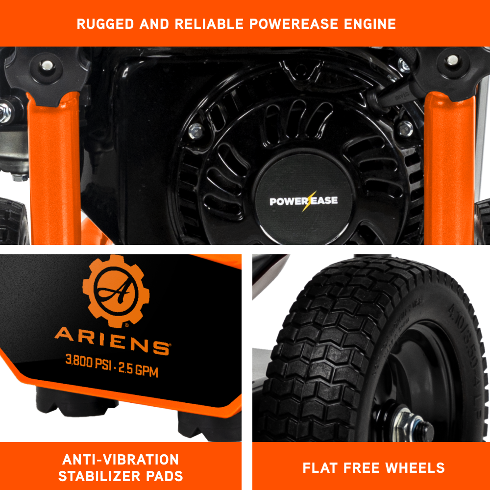 Ariens 3800PSI 2.5GPM Pressure Washer - A3875AA