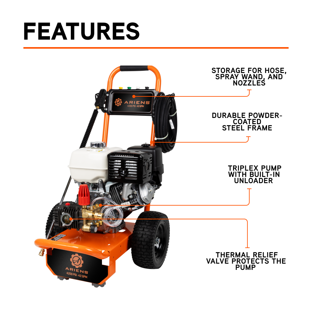 Ariens 4200PSI 4.2GPM Pressure Washer - A4213HC