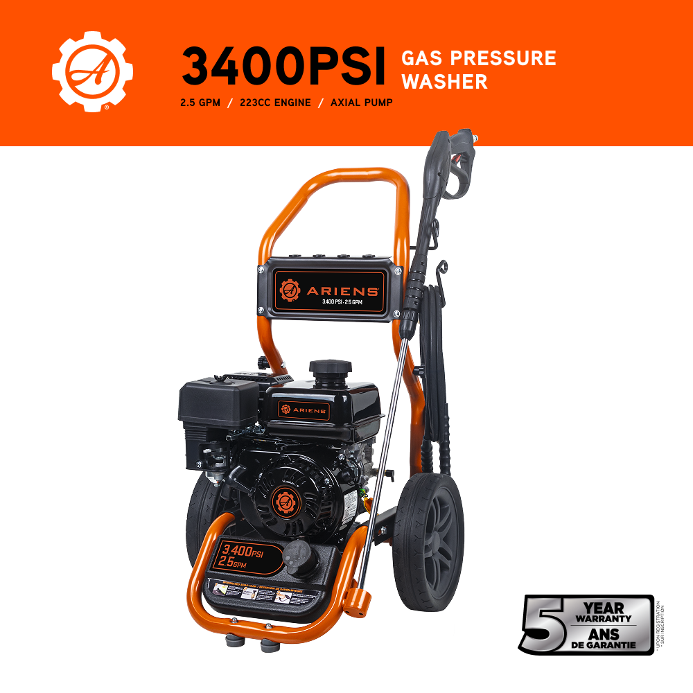 Ariens 3400PSI 2.5GPM Pressure Washer - AE3475AX