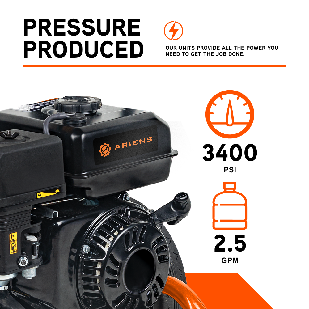 Ariens 3400PSI 2.5GPM Pressure Washer - AE3475AX