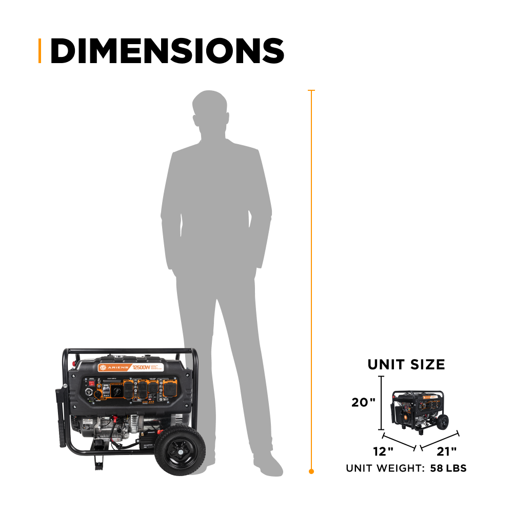 Ariens 12,500 Watt Generator - A12500T