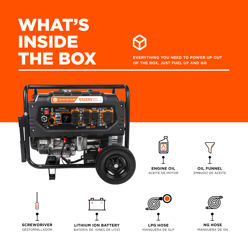 Ariens 12,500 Watt Generator - A12500T