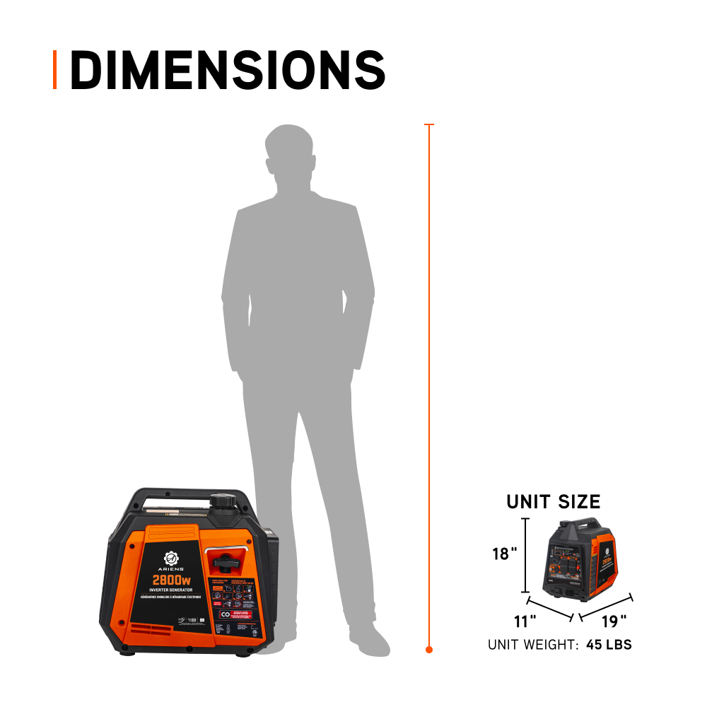 Ariens 2,800 Watt Inverter - A2800i