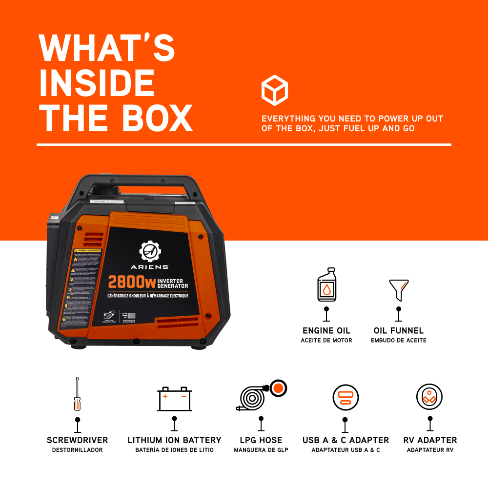 Ariens 2,800 Watt Inverter - A2800i