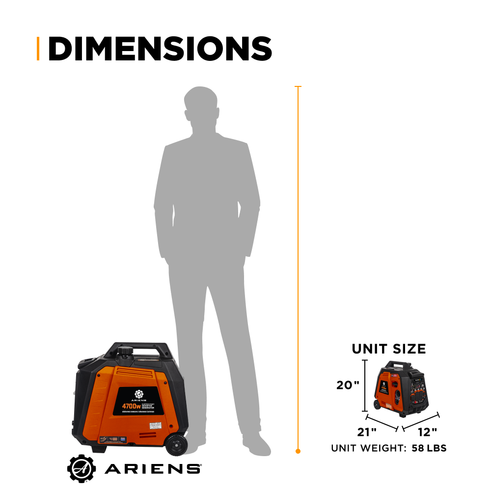 Ariens 4,700 Watt Inverter - A4700iD
