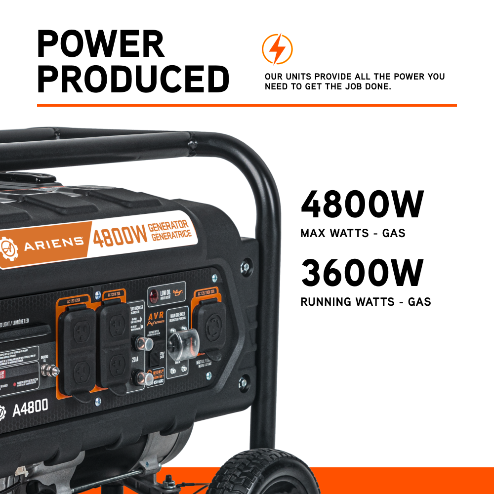 Ariens 4,800 Watt Generator - A4800
