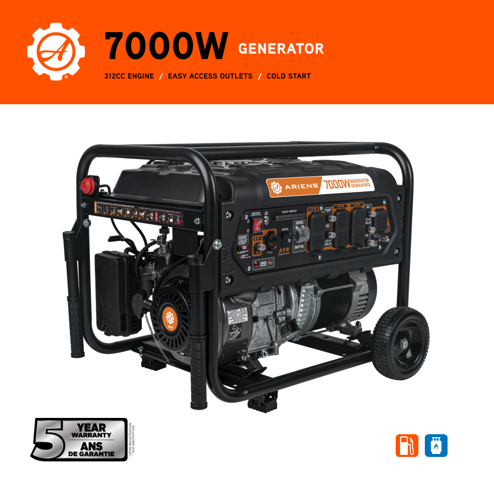 Ariens 7,000 Watt Generator - A7000