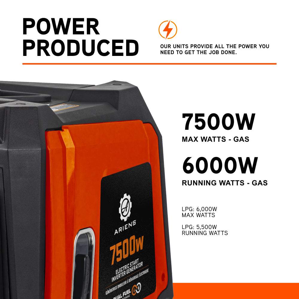 Ariens 7,500 Watt Inverter - A7500iD