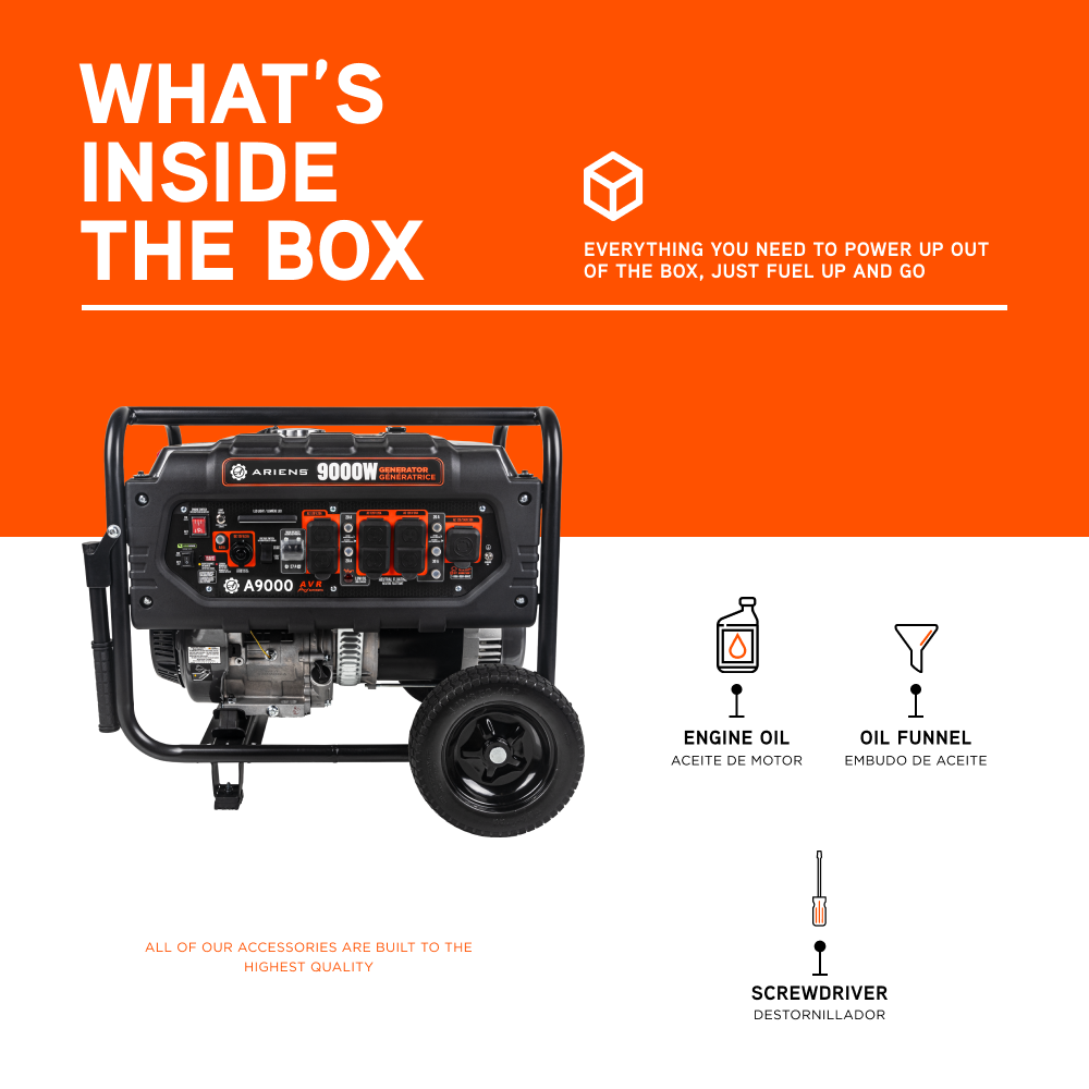 Ariens 9,000 Watt Generator - A9000