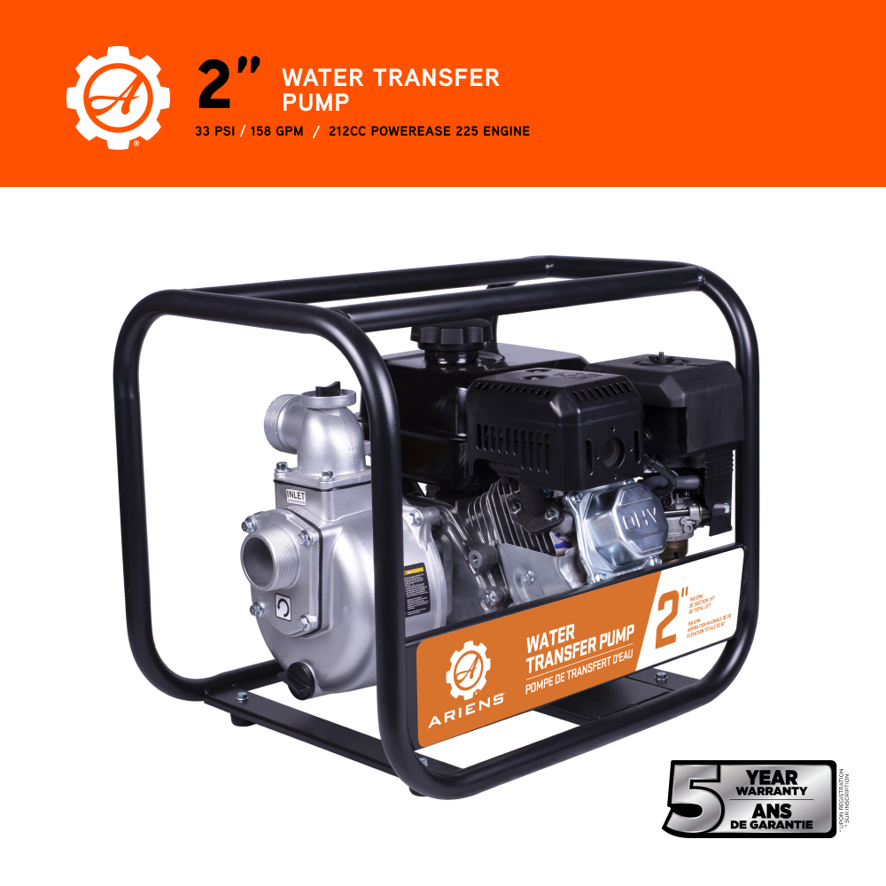 Ariens 2" 33PSI 158GPM Water Transfer Pump - A2070S