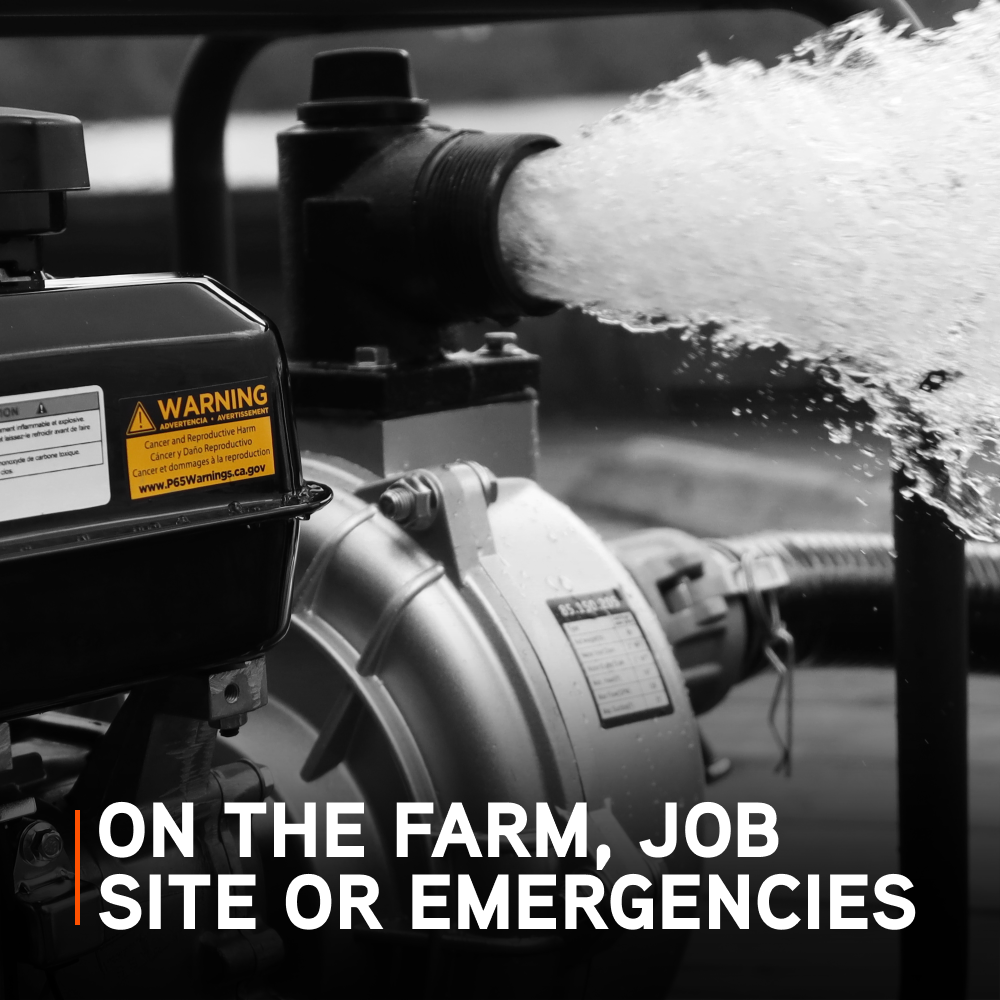 Ariens 3" 36PSI 264GPM Trash Pump - A3065HR