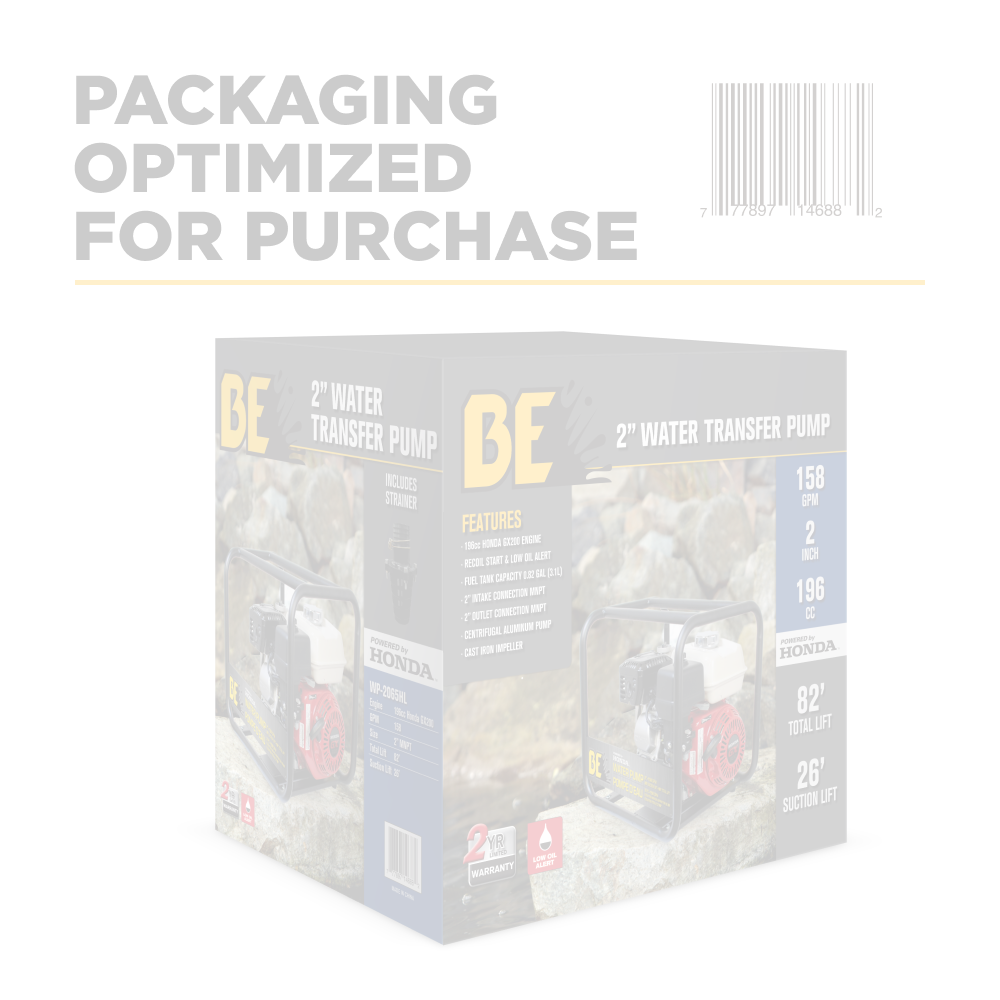 Ariens 3" 36PSI 264GPM Trash Pump - A3065HR