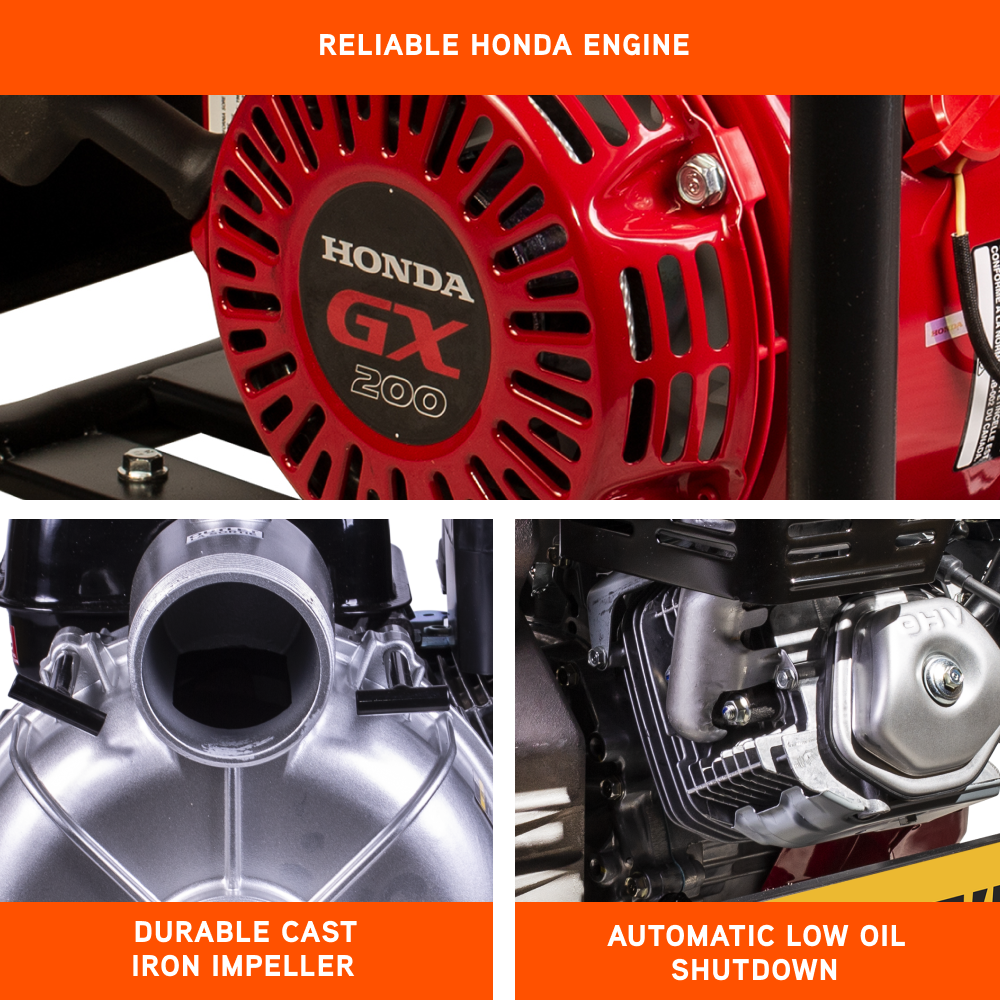 Ariens 3" 36PSI 264GPM Trash Pump - A3065HR