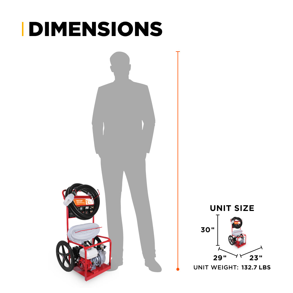 Ariens 2" 85PSI 126GPM Fire Cart Water Pump - AHP2065HD