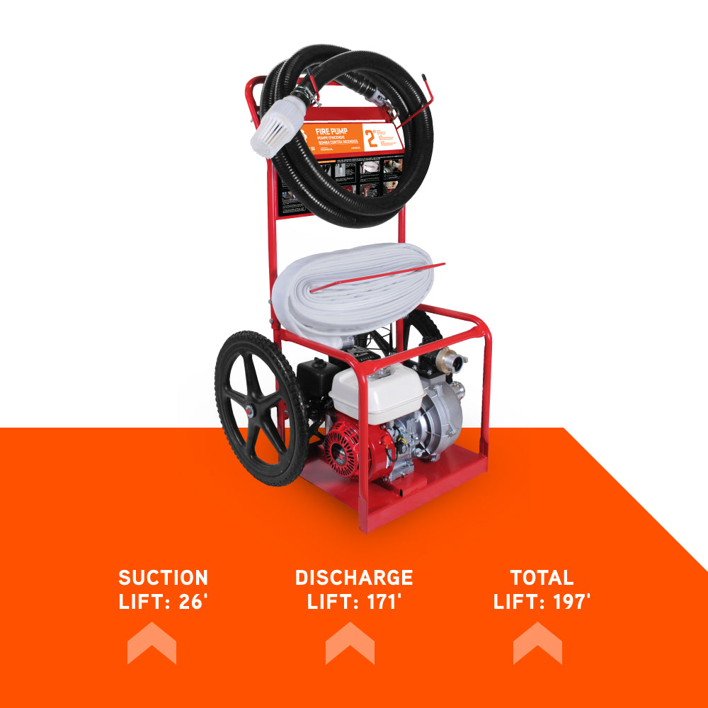 Ariens 2" 85PSI 126GPM Fire Cart Water Pump - AHP2065HD