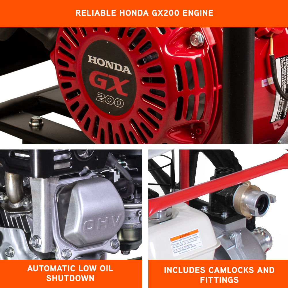 Ariens 2" 85PSI 126GPM Fire Cart Water Pump - AHP2065HD