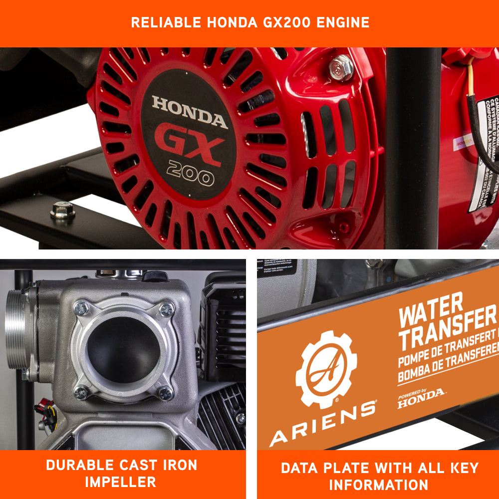 Ariens 2" 33PSI 180GPM Water Transfer Pump - ATP2065HR