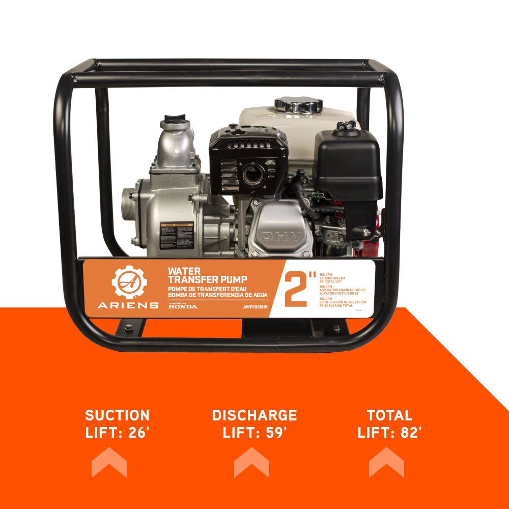 Ariens 2" 33PSI 158GPM Water Transfer Pump - AWP2065HR