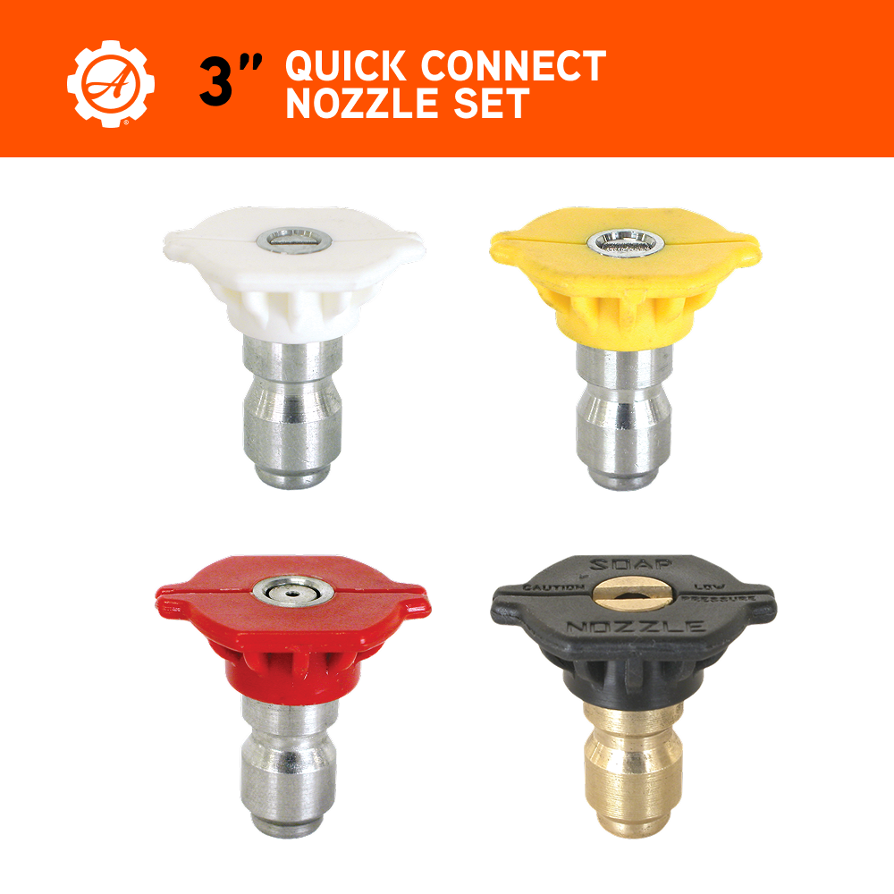 Ariens 3" Quick Connect Pressure Washer Nozzle Set - A85.210.030BEP