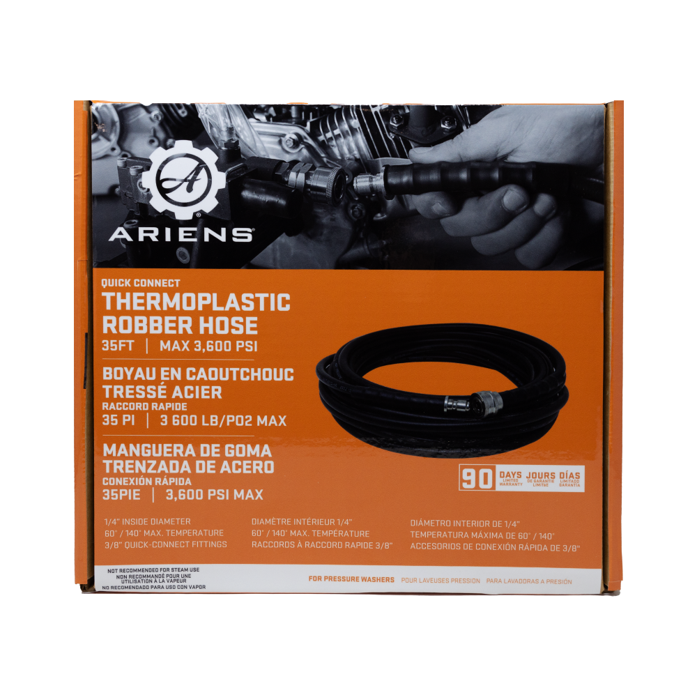 Ariens 1/4" 35' Pressure Washer Hose - A85.225.135