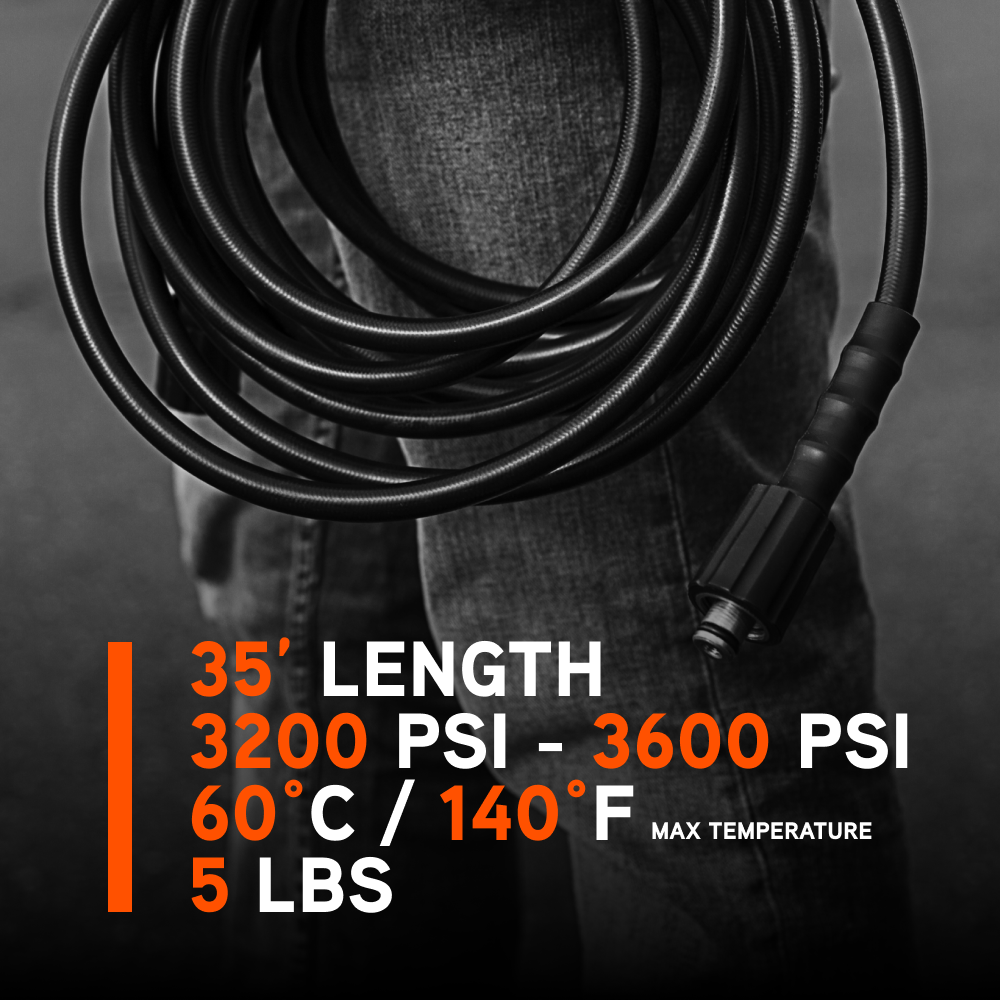 Ariens 1/4" 35' Pressure Washer Hose - A85.225.135