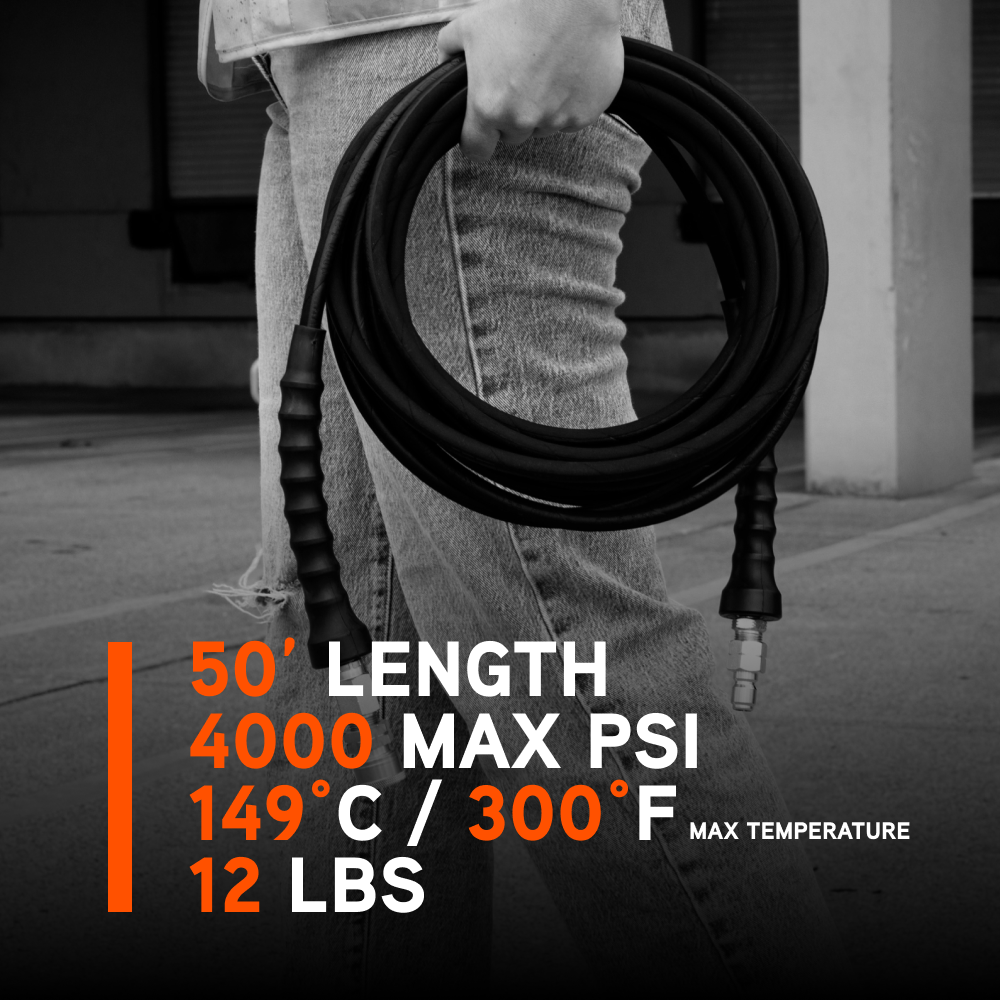 Ariens 3/8" 50' Pressure Washer Hose - A85.238.153