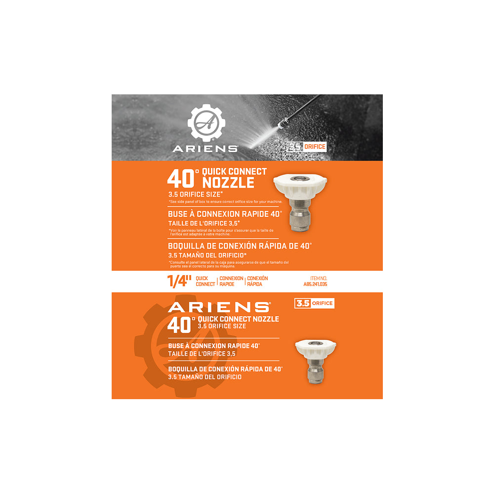 Ariens Quick Connect Spray Nozzle 40° Nozzle - A85.241.035