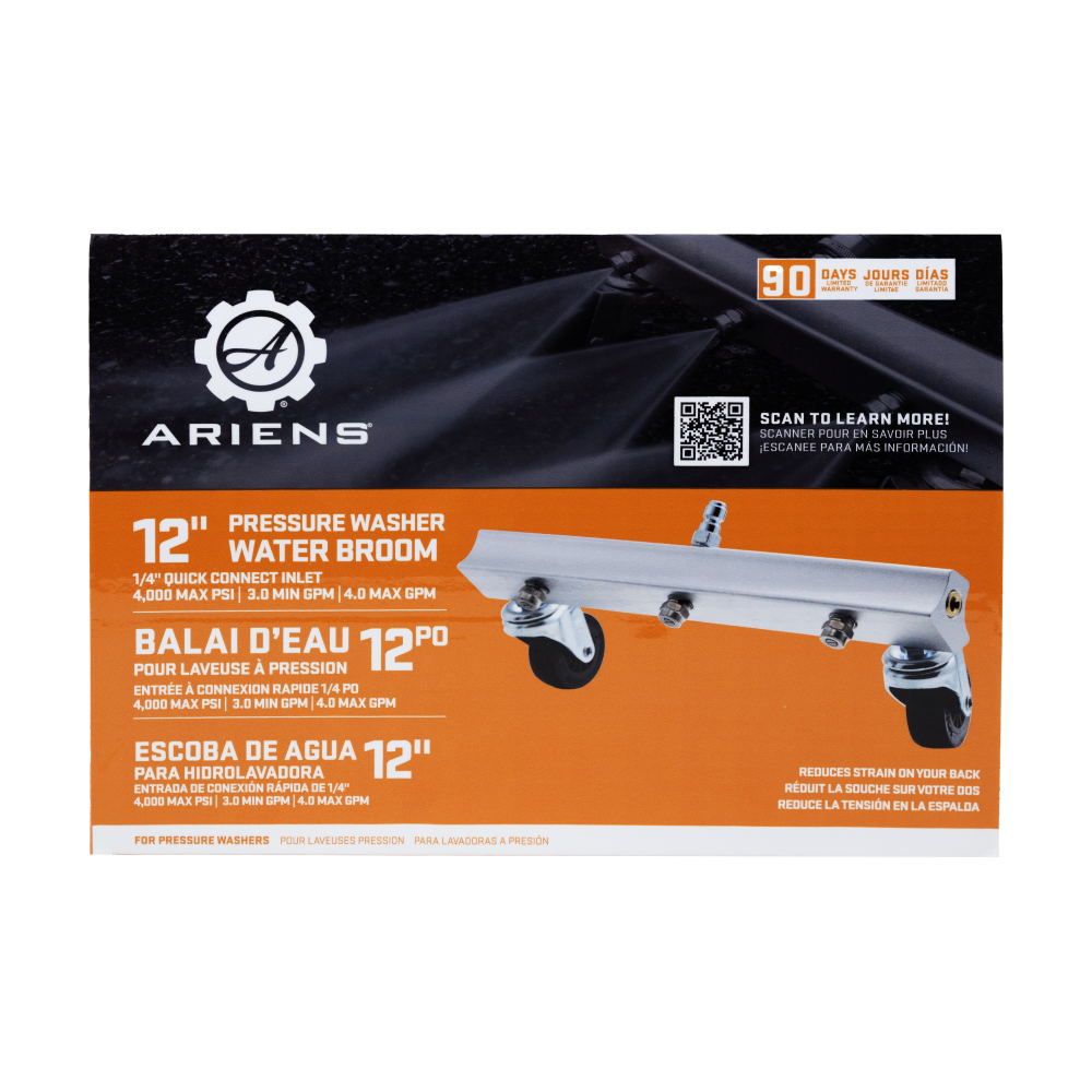 Ariens 12" Pressure Washer Water Broom - A85.400.061