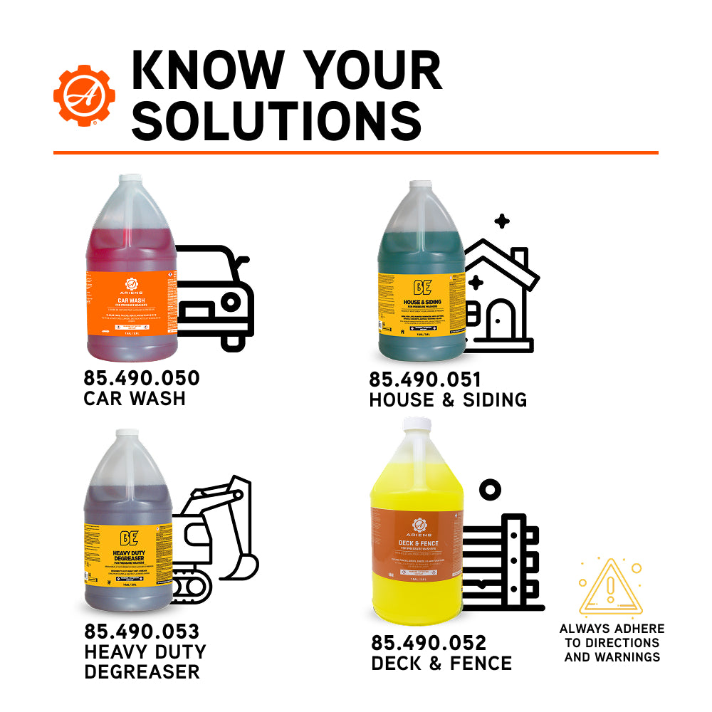 Ariens Car Wash Pressure Washing Detergent - A85.490.050