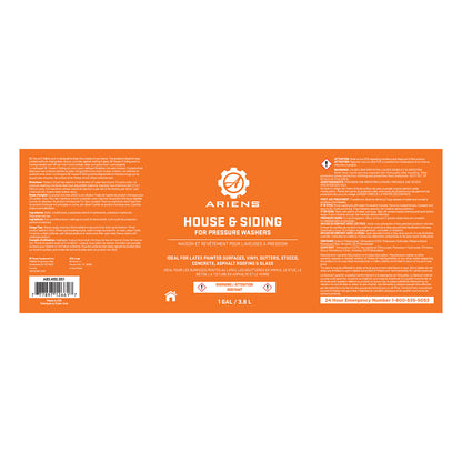 Ariens House & Siding Pressure Washing Detergent - A85.490.051