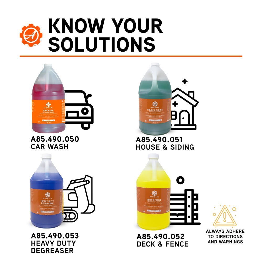 Ariens House & Siding Pressure Washing Detergent - A85.490.051