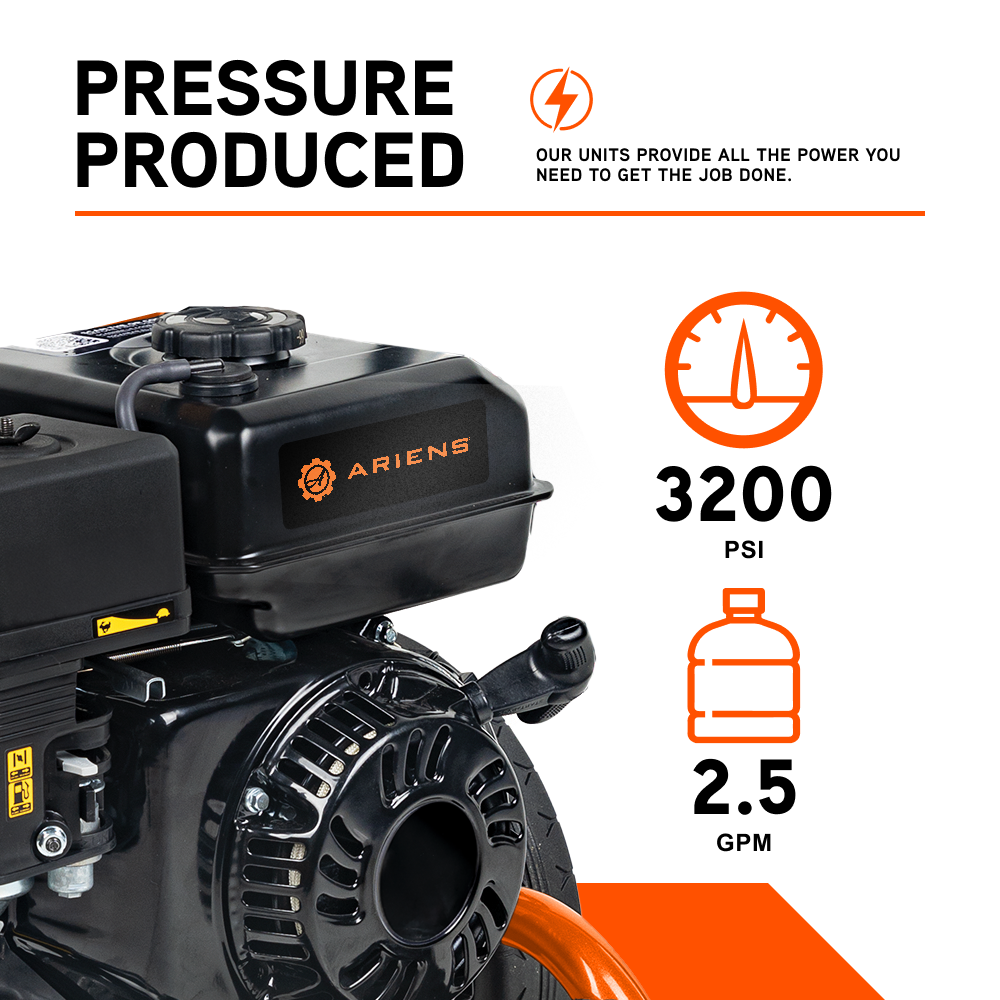 Ariens 3200PSI 2.5GPM Pressure Washer - AE327AX - 122F