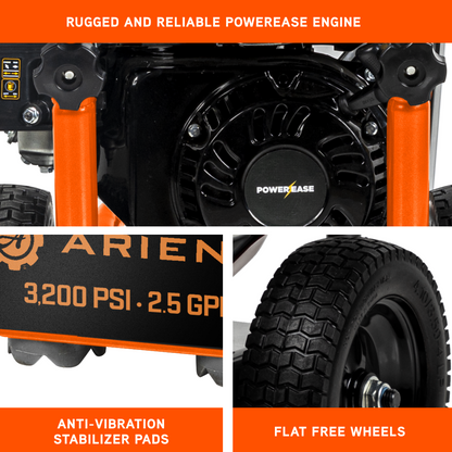 Ariens 3200PSI 2.5GPM Cold Water Gas Pressure Washer - A327AX