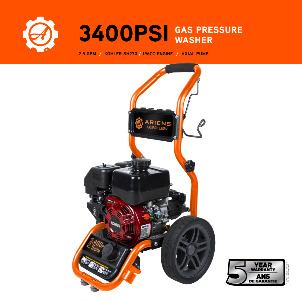 Ariens 3400PSI 2.5GPM Pressure Washer - AE3465KX