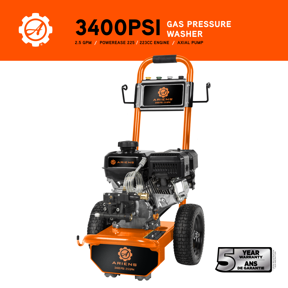 Ariens 3400PSI 2.5GPM Pressure Washer - A3475AX