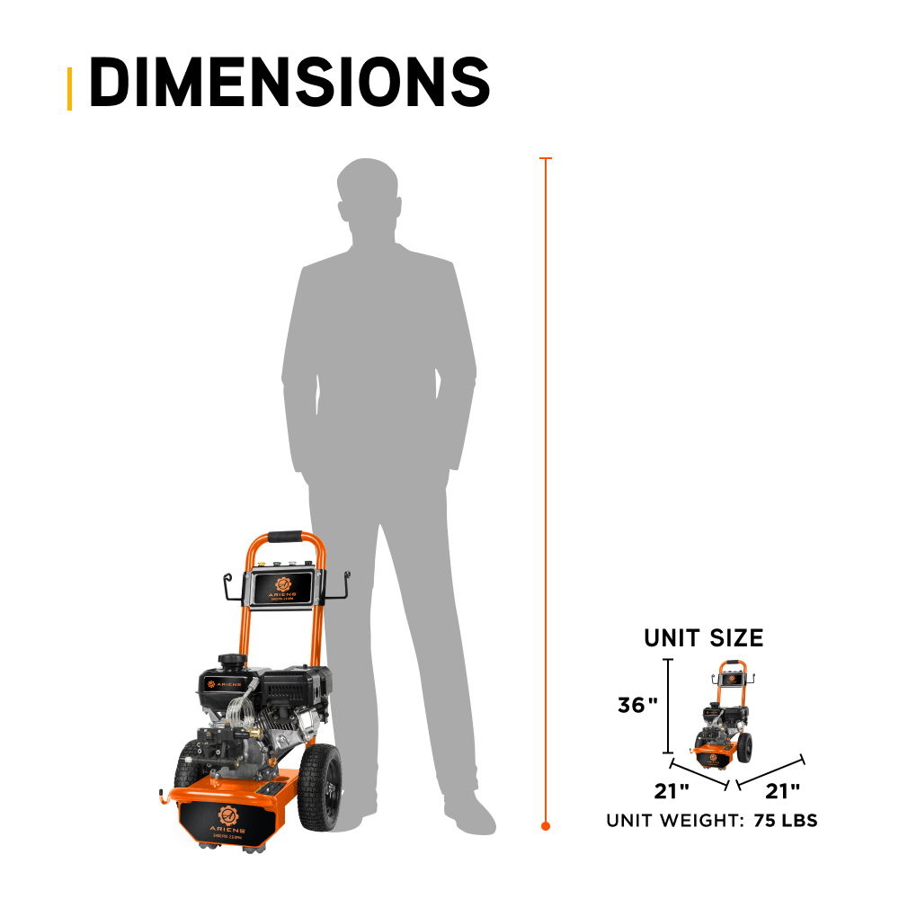 Ariens 3400PSI 2.5GPM Pressure Washer - A3475AX