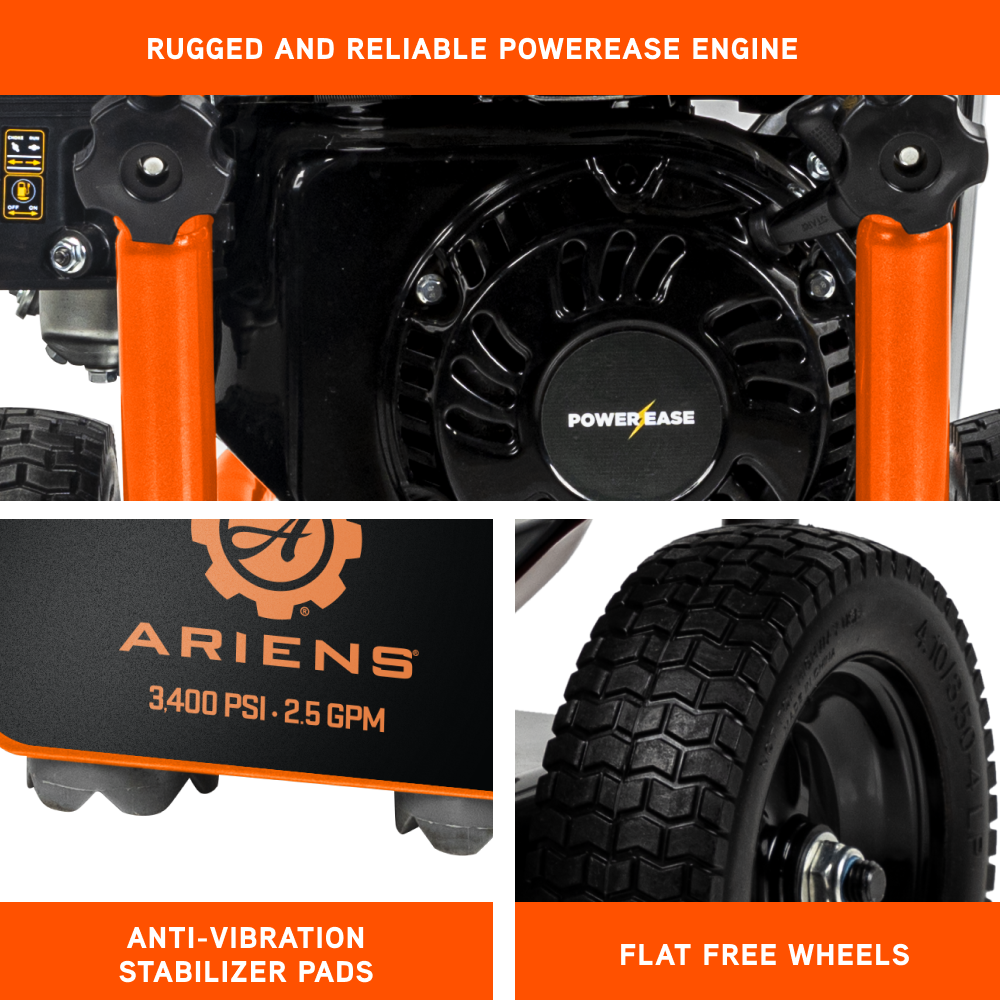 Ariens 3400PSI 2.5GPM Pressure Washer - A3475AX