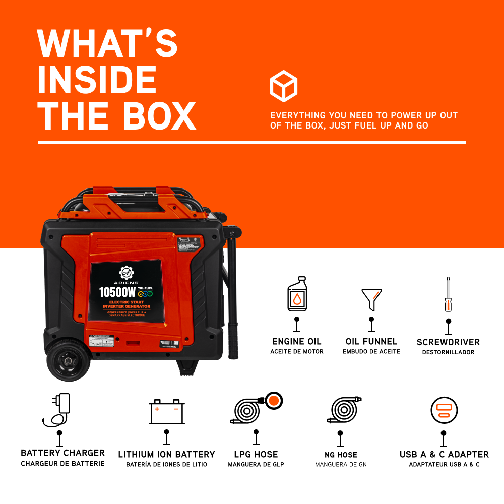 Ariens 10,500 Watt Inverter - A10500iT