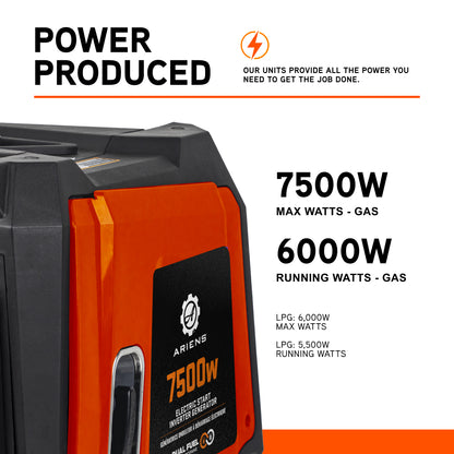 Ariens 7,500 Watt Inverter - A7500iD