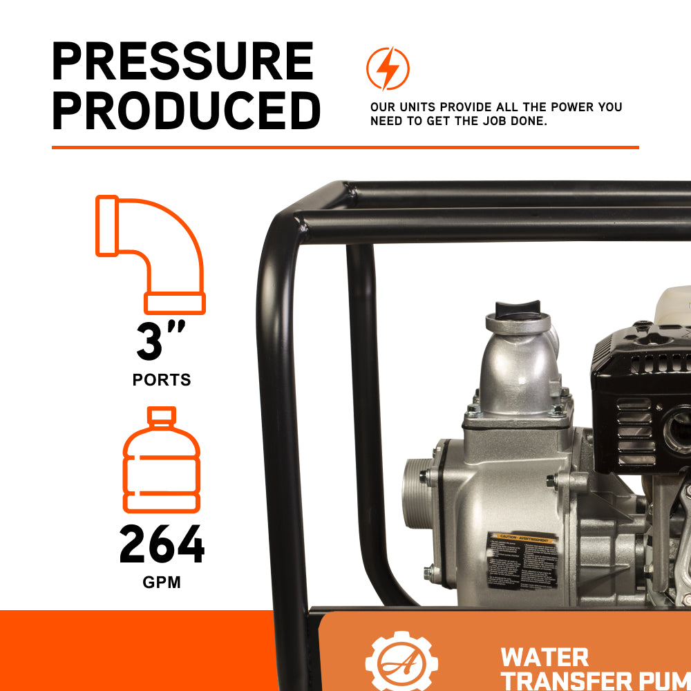Ariens 3" 35PSI 264GPM Water Transfer Pump - AWP3065HR